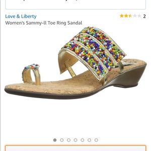 Size 8 love and liberty sandals